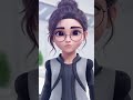 messy bun versi iman ejen ali || #youtubeshorts #fyp #capcut #ejenali #messybun #girl