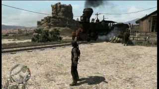 Red Dead Redemption Horse Hit By Train (Doesn't Explode)