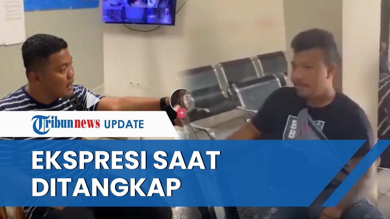 TAMPANG CIUT DEBT COLLECTOR saat Ditangkap, Kini Cuma Bisa Diam Padahal Sempat Garang Bentak Polisi