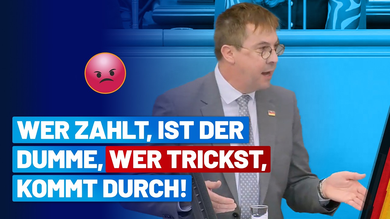 Wer zahlt, ist der Dumme, wer trickst, kommt durch! - Ulrich von Zons - AfD-Fraktion im Bundestag