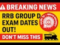 RRB Group D Exam Date 2025 Released 🚨 | Official Schedule Out | Full Details in Telugu