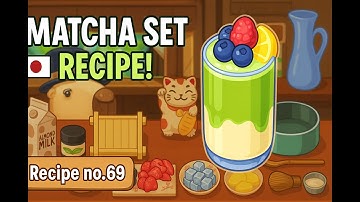 Cookingdom Recipe No. 69 | Matcha Set Solved! 🍵