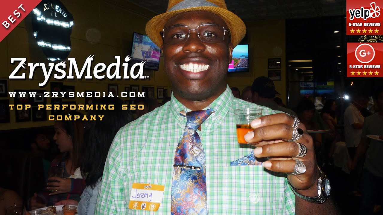 Sacramento SEO Expert Jeremy at V.I.P. Yelp Marketing Event