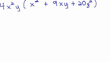 Trinomials - a = 1 with GCF