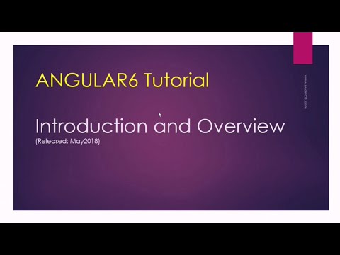 Angular 6 | chapter 1 | Introduction