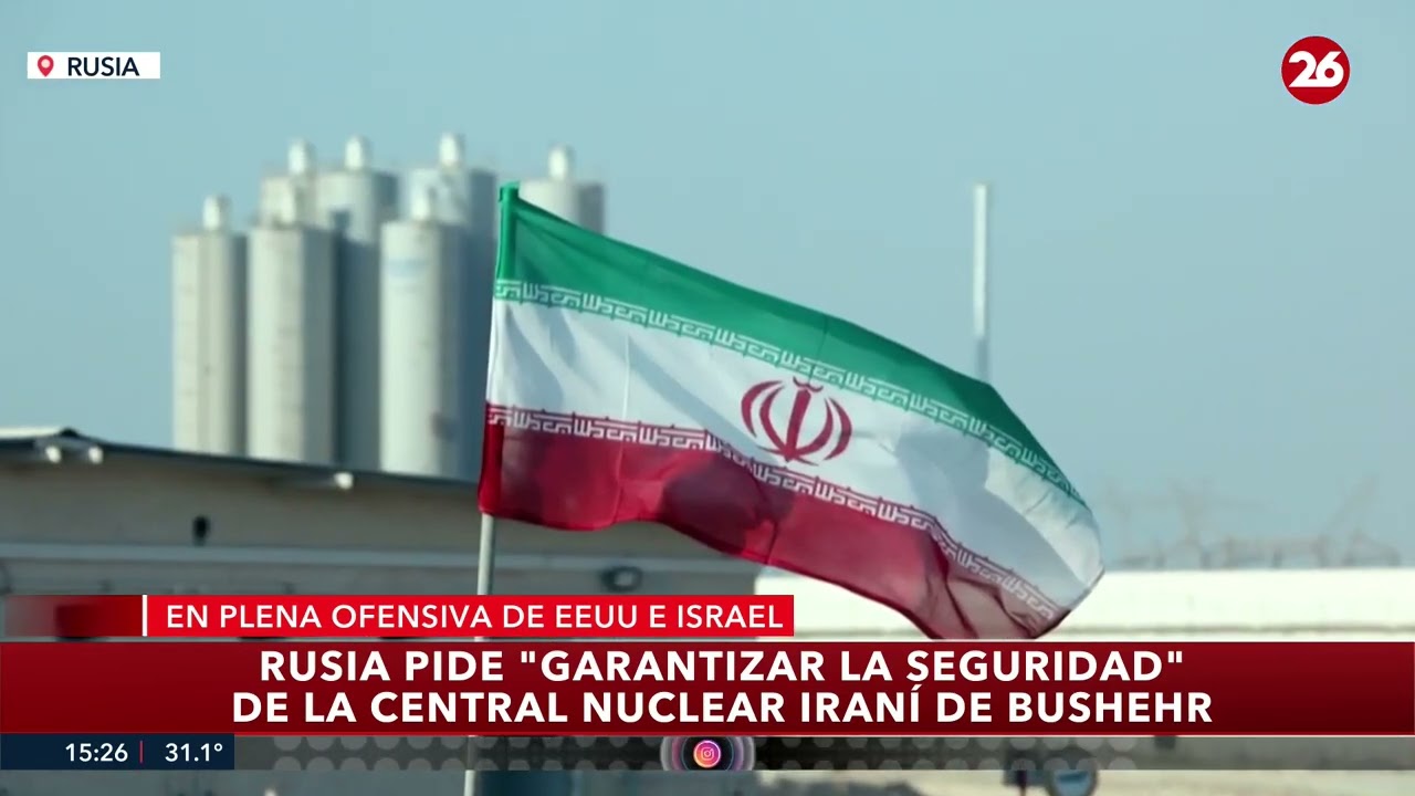 🇷🇺 PLANTA NUCLEAR | Rusia insta a proteger la central de Bushehr ante ataques