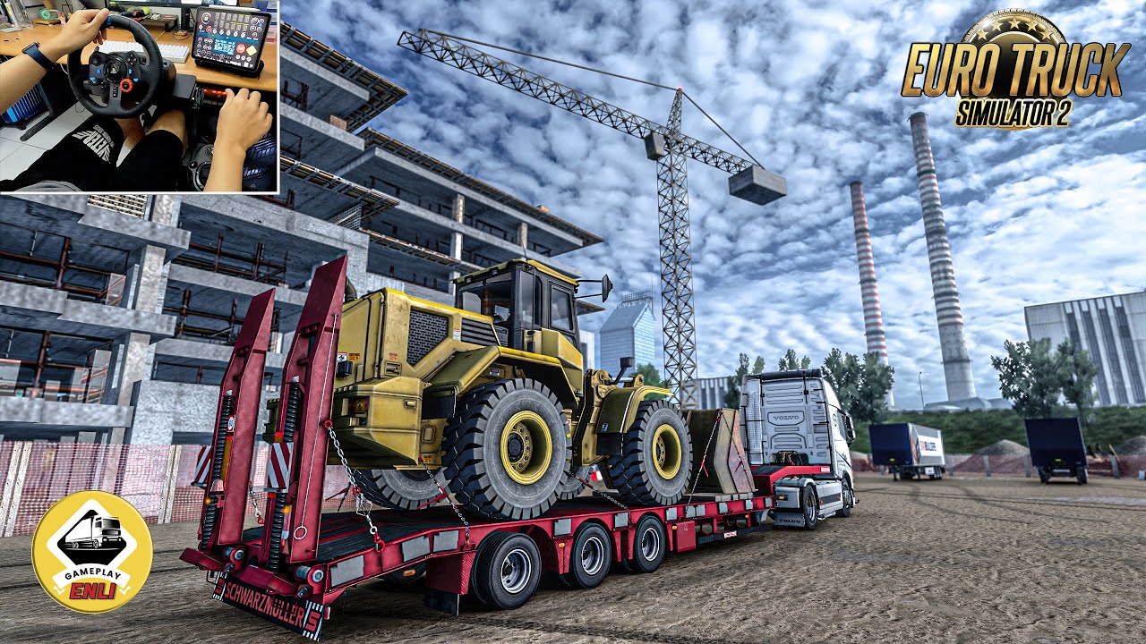 [2K/60FPS] Wheel Loaders | VOLVO 540 | Euro Truck Simulator 2 - YouTube