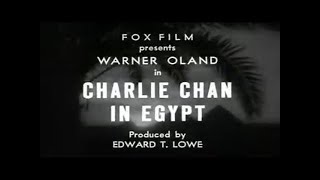 Charlie Chan in Egypt, 1935