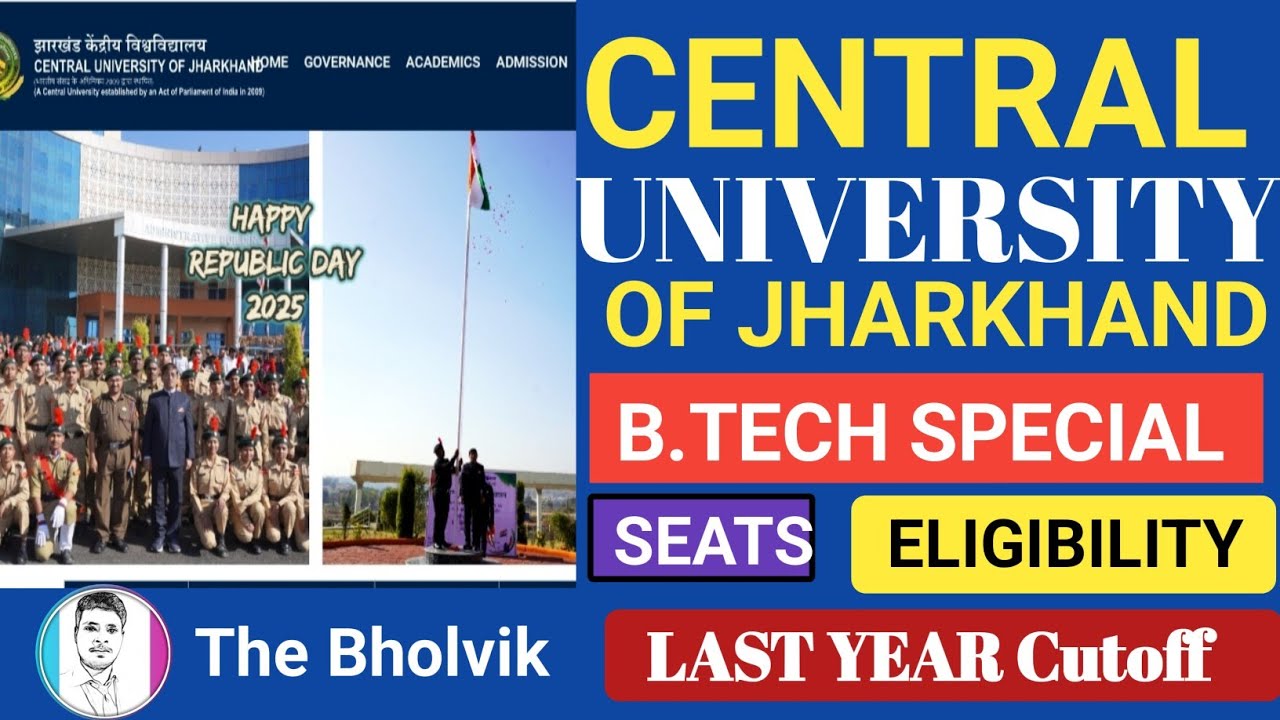 Central University of jharkhand B.Tech Admission 2025 | CUET ...