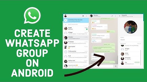 Create a Whatsapp Group on Android - How to Create Whatsapp Group on Android 2022