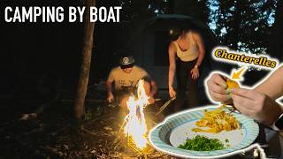 Lakeside Camping, Foraging, Fishing, and Scouting (Cooking wild mushrooms)