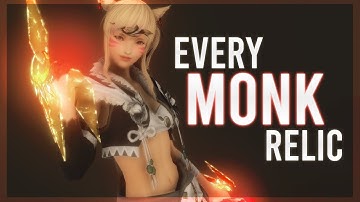 Every Monk Relic Weapon! ARR - SHB | FFXIV Weapon Showcase || FFXIV ♥