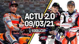 Marc Marquez Très PROCHE d'un retour ! Fabio et Zarco parlent de leurs débuts.... (Actu 2.0 MotoGP)