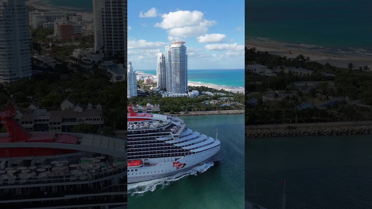 Sailing away from Miami on the adults-only cruise ship? Just amazing 🤩