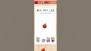 Brain Test 2 Level 12 Catch 5 Falling Apples!
