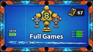 8 Ball Pool - From 1st Match to 67TH Match in Elemental Master Showdown Cup Top - GamingWithK