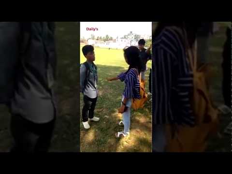 A boy got slipper slap while proposing a girl 2019