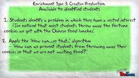 Schoolwide Enrichment Model Proposal