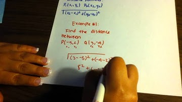 9.1 Distance and Midpoint formula