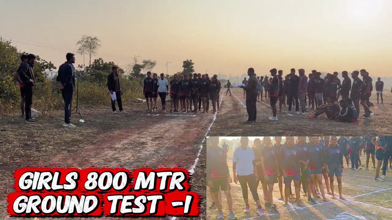 Тест по бегу на 800 метров среди девушек -1, набор в полицию 2025 года