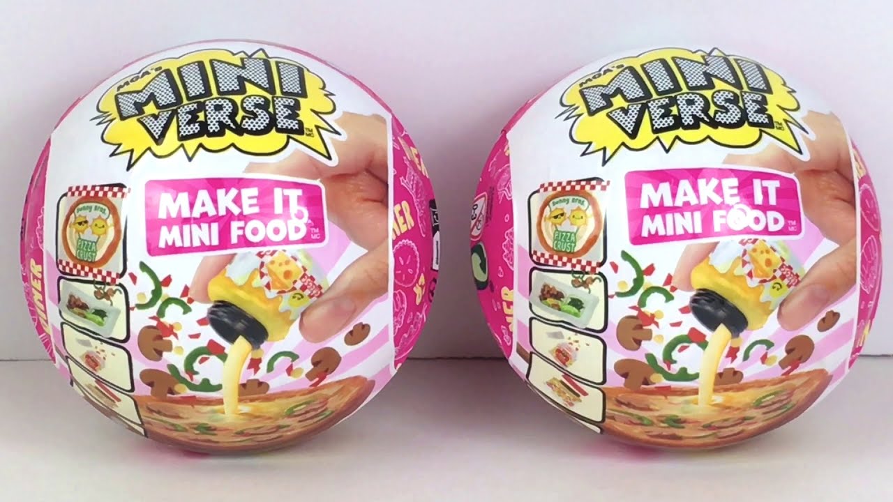 MGA's Miniverse Make It Mini Food Diner (Series 2B) | DIY Resin Collectible  Figurines Blind Capsule