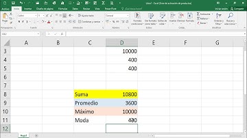 Excel Básico 10, Funciones en Excel
