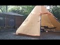 露天風呂付サイトでソロキャンプ