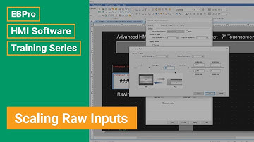 EBPro HMI Software Training: Scaling Raw Inputs