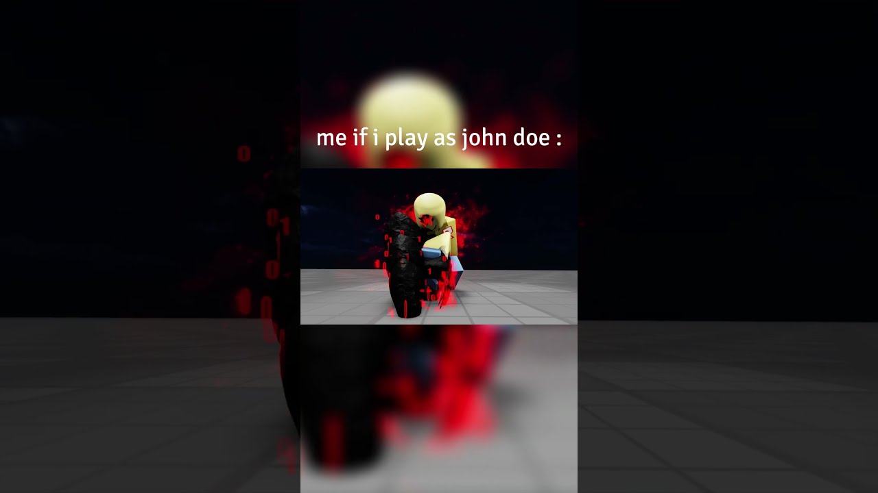 Me If I Play As John Doe In Forsaken Roblox Robloxanimation Robloxforsaken Johndoe
