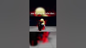me if i play as john doe in forsaken :  #roblox #robloxanimation #robloxforsaken #johndoe