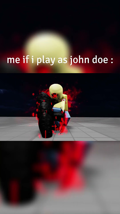 me if i play as john doe in forsaken :  #roblox #robloxanimation #robloxforsaken #johndoe