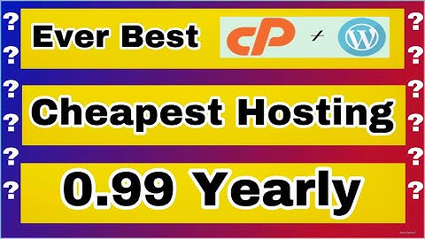 Cheap WordPress Hosting Only 0.99 Yearly🔥 | Best Hosting Plan in 2022 | Best Web Hosting