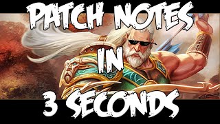 Smite: Patch Notes in 3 Seconds - November 11th