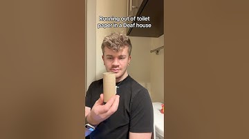 Don’t 💩 in a Deaf house! #ASL #AmericanSignLanguage #SignLanguage #Coda