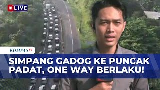 Latest! Air Monitoring Shows Congestion at Gadog Intersection to Puncak Bogor, One-Way Policy Beg...