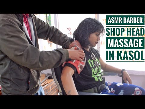 ASMR | Barber Shop Head Massage In Kasol - For Deep Sleep