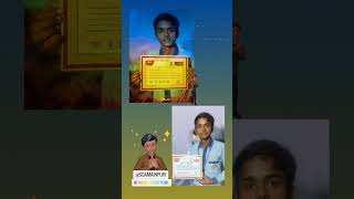 Keshav Bhadauriya get's the certificate of all India debate competition