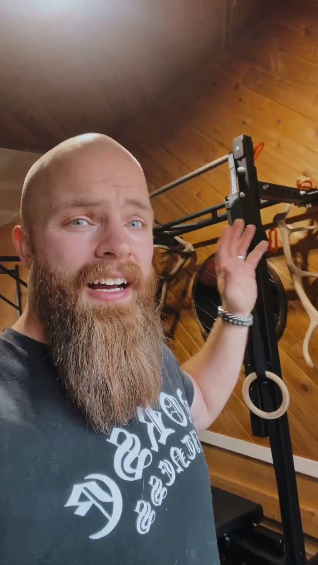 We are renovating the garage into the ultimate Nerd Gym Space!  #vikings #garage #gym