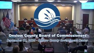 Onslow County Board of Commissioners' Meeting
