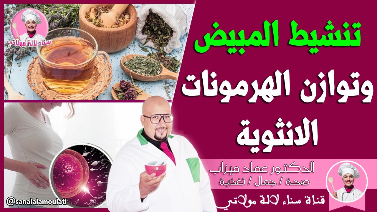 وصفات مساعدة على تنشيط المبيض و توازن الهرمونات الانثوية مع الدكتور عماد ميزاب