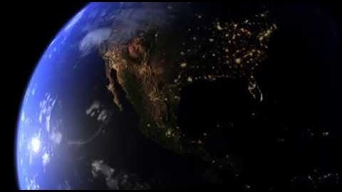 Earth animation created in Maya