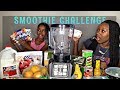 SMOOTHIE CHALLENGE ft. MY LITTLE SISTER  👯‍♂️ | WE BOTH THREW UP 🤮 || KAYY PRODUCTIONS 💕💕
