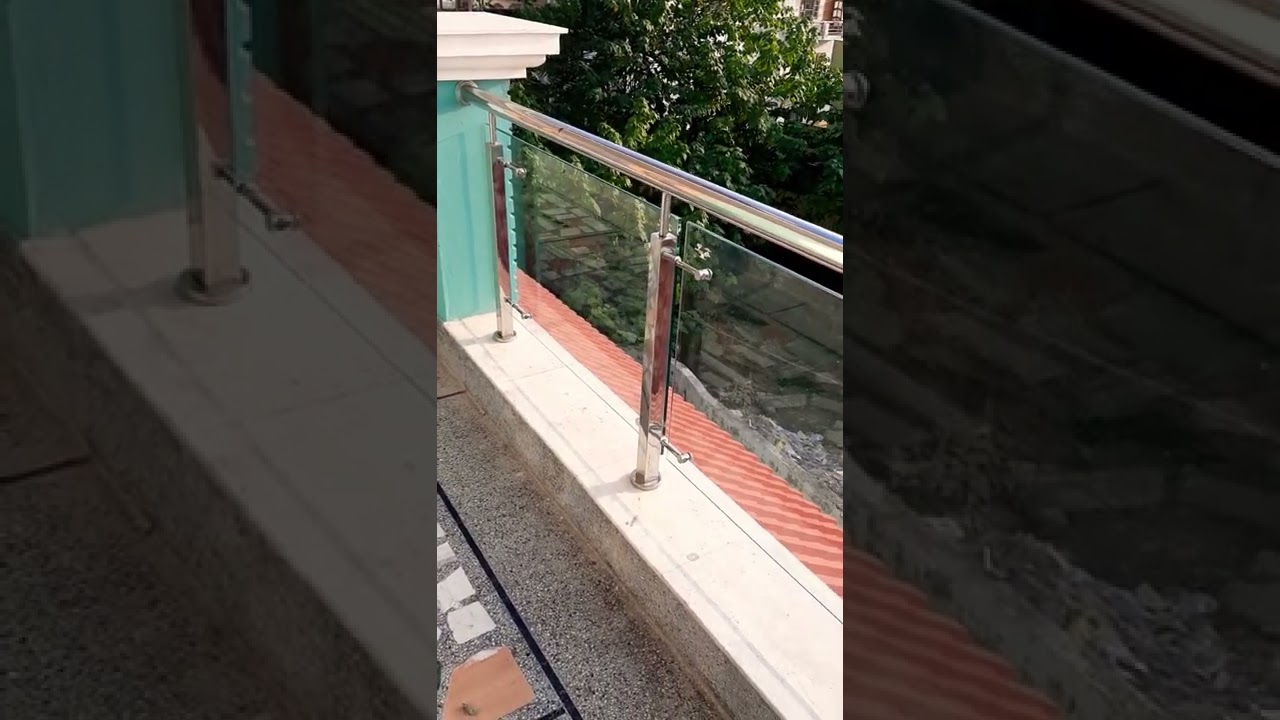 clear tuffen glass railing 