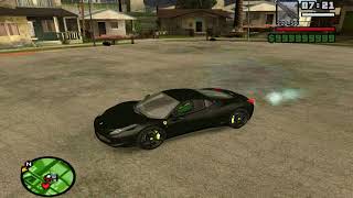 GTA San Andreas Ferrari 458 Italia Black Review