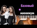 SABI, MIA BOYKA - Базовый минимум ● караоке | PIANO_KARAOKE ● ᴴᴰ + НОТЫ & MIDI