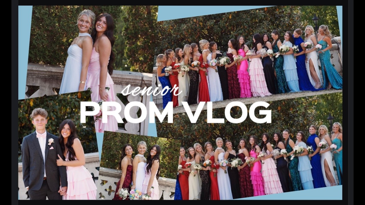 SENIOR PROM **vlog and grwm** - YouTube