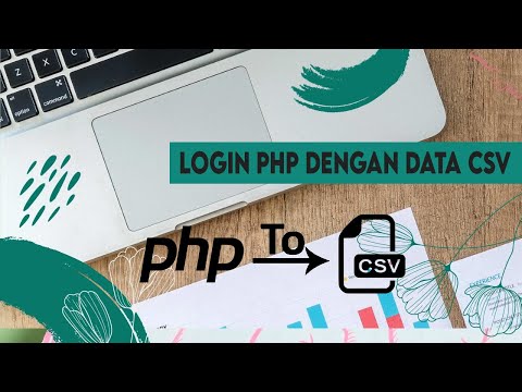 Belajar Login PHP Dengan Data CSV