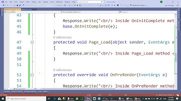 Lec 5.2 Page Life Cycle ASP.NET Web Forms
