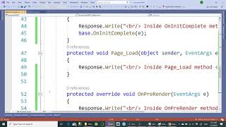 Lec 5.2 Page Life Cycle ASP.NET Web Forms