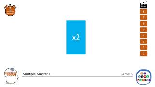 MATHS MEMORY GAMES - MULTIPLE MASTER 1 - Game  5 of 9 screenshot 3
